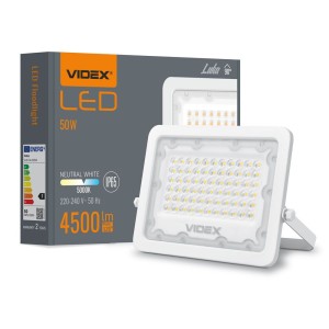 VIDEX VLE-F2e-505W Naświetlacz LED 50W 4500lm 5000K biała neutralna IP65
