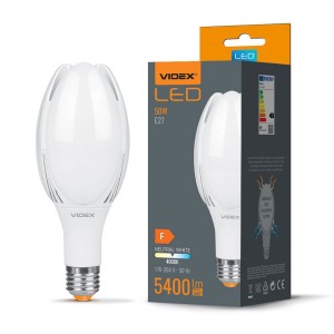 VIDEX VLE-A108-50274 Żarówka LED E27 A108 50W 5400lm 4000K biała neutralna