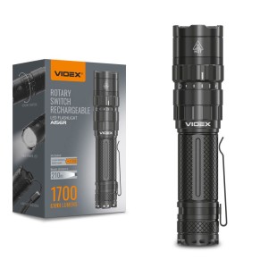 VIDEX VLF-A156R Latarka LED ładowalna 1700lm 6500K biała zimna USB-C IP68