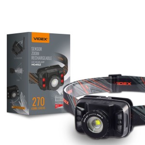 VIDEX VLF-H045Z Latarka czołowa czołówka LED 5W 270lm 5000K biała neutralna IP65