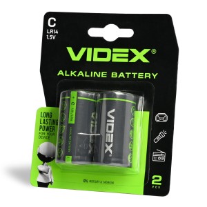 VIDEX LR14/2B/C/1.5V Bateria alkaliczna C LR14 1.5V 2szt