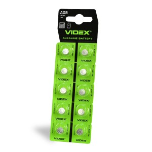 VIDEX AG5/LR754/10TB/1.5V Bateria alkaliczna guzikowa AG5 LR754 1.5V 10szt