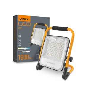 VIDEX VL-F2A-505 Reflektor LED akumulatorowy 50W 1600lm 5000K biała neutralna IP65