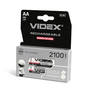 VIDEX HR6/2100/2DB/AA/1.2V Akumulator AA Ni-MH 2100mAh 1.2V 2szt