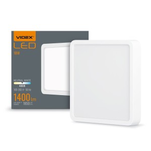 VIDEX VLE-DLSS-184 Oprawa downlight LED natynkowa 18W 1400lm 4000K biała neutralna IP20