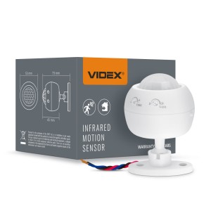 VIDEX VL-SPS27W Czujnik ruchu PIR sufitowy 360° 1200W IP20