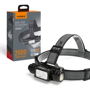VIDEX VLF-H066A Latarka czołowa czołówka LED 2000lm 5000K biała neutralna